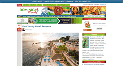 Desktop Screenshot of dominica-weekly.com