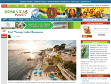 Tablet Screenshot of dominica-weekly.com